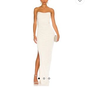 Katie May Sway Gown in Champagne - Size S - FREE SHIPPING